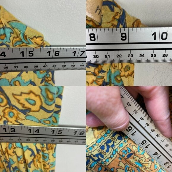 SPELL and The Gypsy Collective Delirium‎ Maxi Dress Gold Size XXS Romantic Boho - Picture 13 of 15